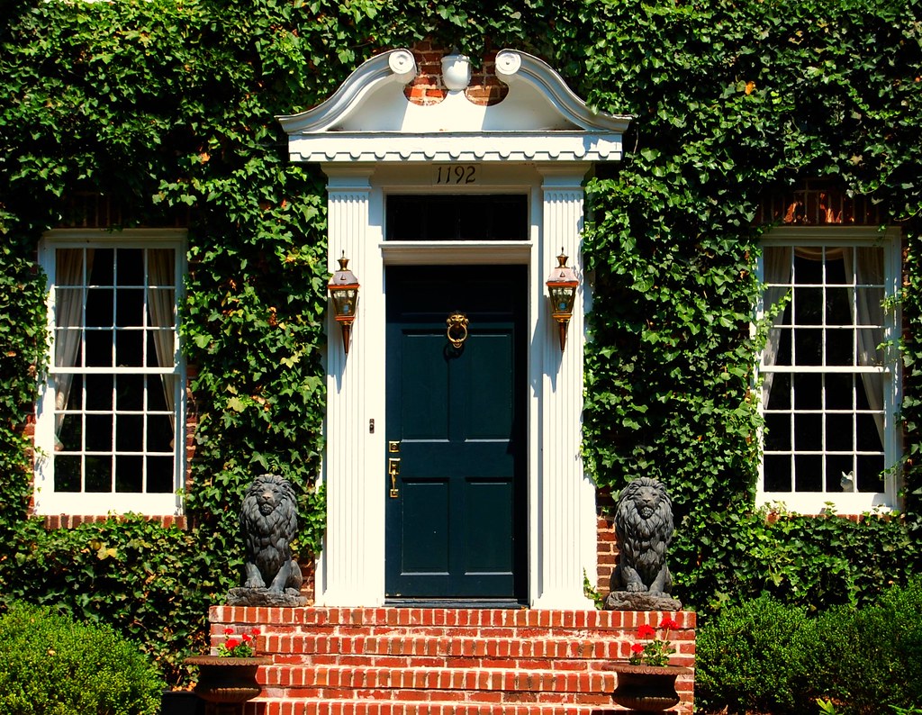 Front Door in Atlanta's Druid Hills Historic District